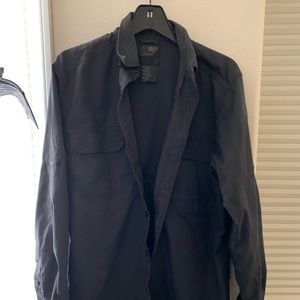 5.11 dark blue like new long sleeve shirt size small